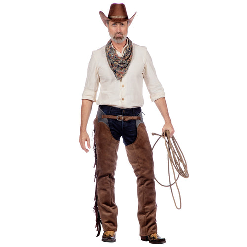 Authentieke Western Cowboy Chaps Jesse Bruin