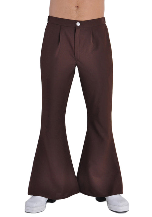60's Pantalon Hippie Homme Brun
