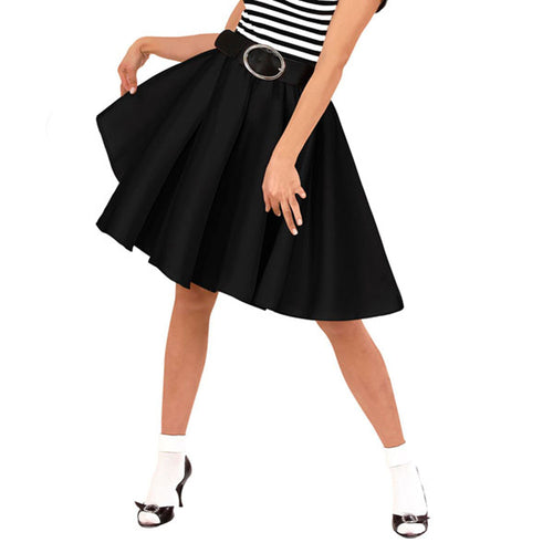 50's Rock 'n Roll Jupe Noir (TU)