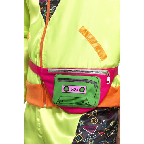 80's Heuptasje Cassette Roze-Groen