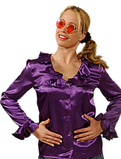 70's Blouse Mauve L