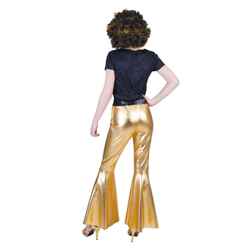 70's Disco Fever Broek Dame Goud