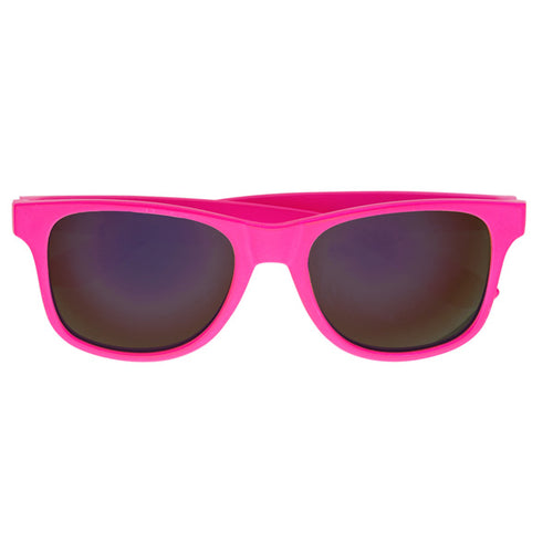 80's Party Glasses Neon Pink