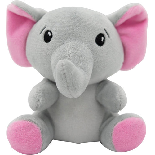 2-in-1 Plush Toy Balloon Weight Elephant Pink (90gr-11cm)
