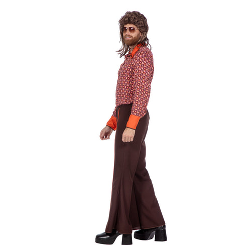 70's Men's Costume Orange