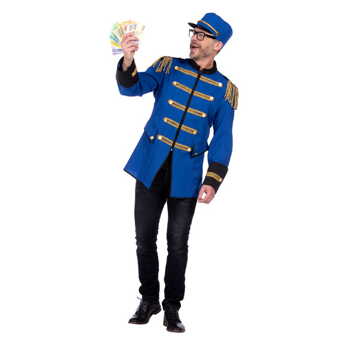 90's Déguisement Zillion Bleu (Veste et Casquette) 60