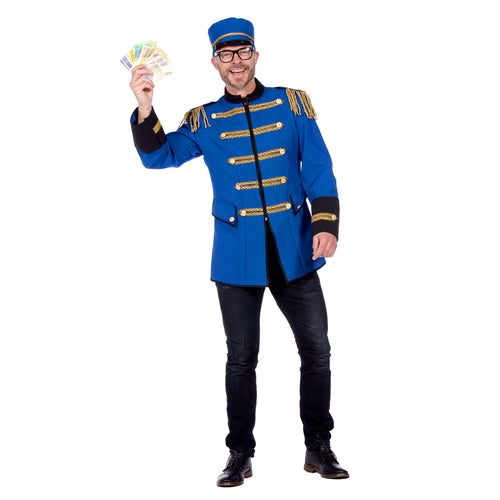 90's Déguisement Zillion Bleu (Veste et Casquette) 60