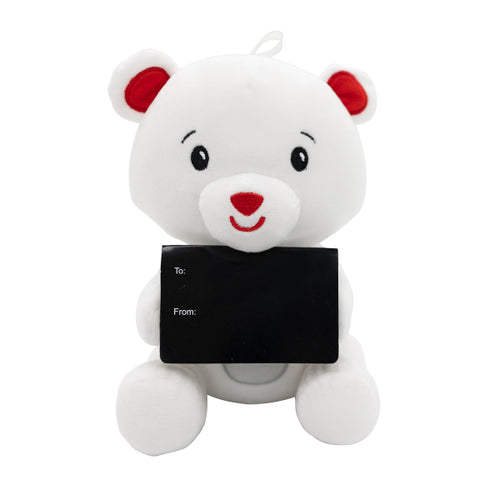 Poids Ballon 2-en-1 Jouet en Peluche Ours Polaire (170gr-21cm)