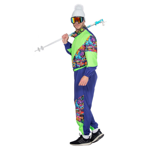 80's Retro Combinaison de Ski Homme