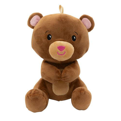 2-in-1 Plush Toy Balloon Weight Bear Brown (170gr-21cm)