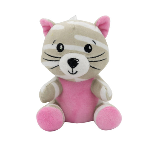 Poids Ballon 2-en-1 Jouet en Peluche Chat Rose (90gr-11cm)