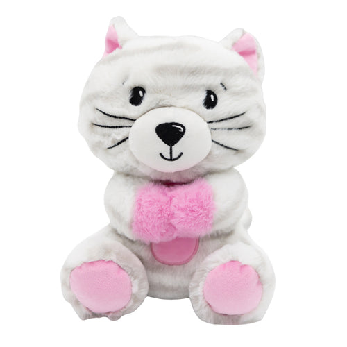 Poids Ballon 2-en-1 Jouet en Peluche Chat  (170gr-21cm)