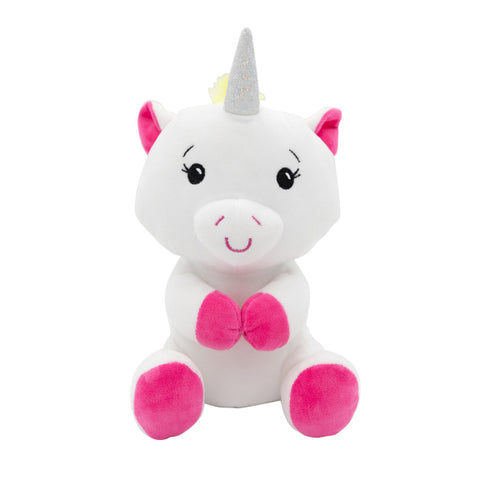 2-in-1 Plush Toy Balloon Weight Unicorn (170gr-21cm)
