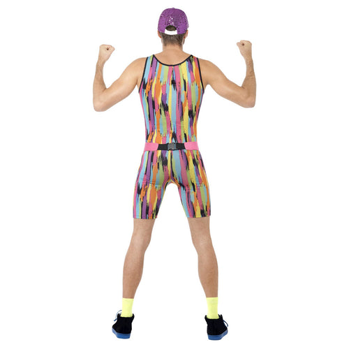 80's Fitness Aerobics Instructeur Heer Kostuum