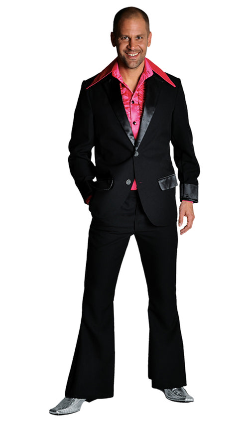 70's Costume Man Black