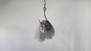 Décoration Halloween: LED Tête Zombie (36x18x19cm)