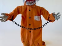 Halloween Standing Decoration Death prisoner with light, sound & movement (100cm)