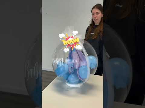 Bubble Prikballon Gender Reveal GEB143