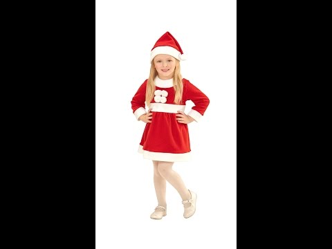 Fille de Noël Robe Rouge 80