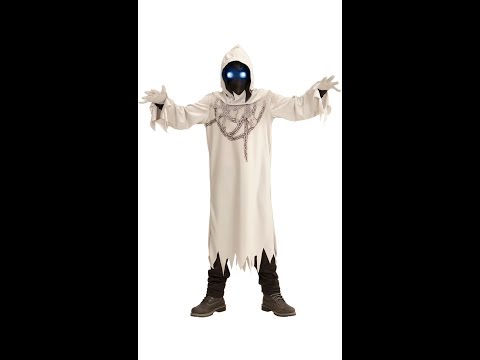 Chained Ghost Grey Kids Costume