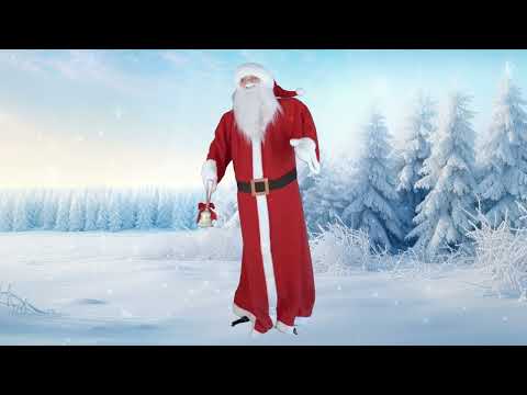 Kerstman Decoratie beweging, licht en geluid (172cm)