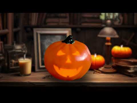 Halloween Decoration: Jack-o-lantern - light & sound (23cm)
