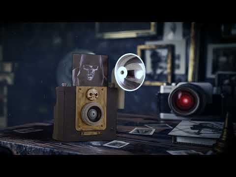 Halloween Decoration: Horror Camera with Flash with light, sound & motion (23cm)