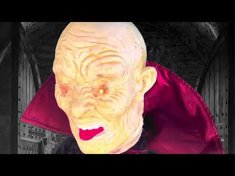 Halloween Animatronic Pop: Dracula (licht, geluid & beweging) (180cm)
