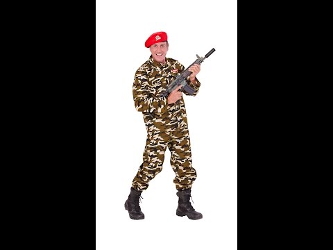 Soldaat Paracommando Heer Camouflage Kostuum